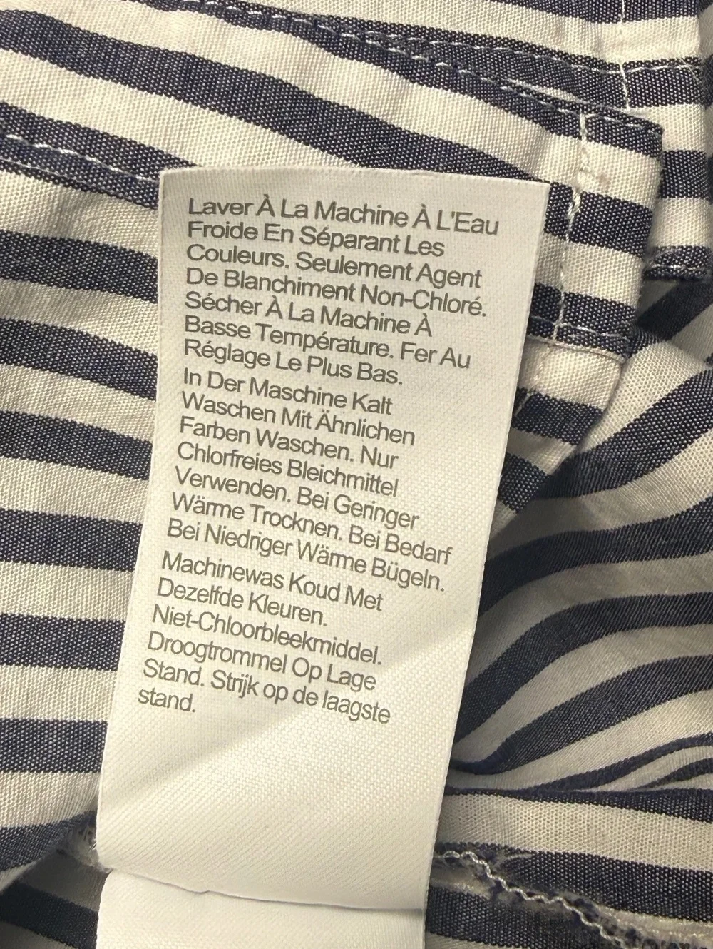 J.Crew Striped Button-Up Shirt Women XS Navy White